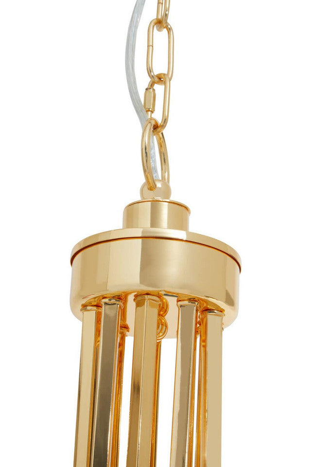 Glamour Gold and Agate 10 Light Celing Light